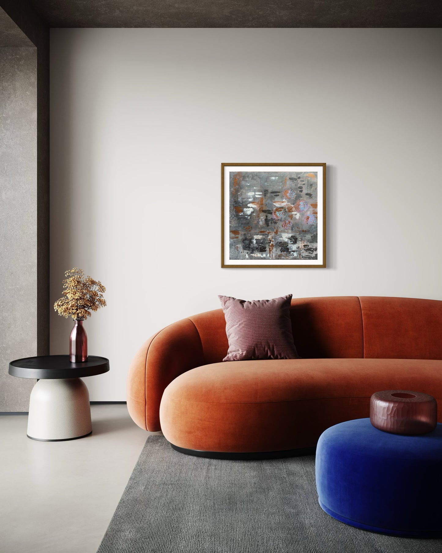 “Mindful Awakenings”, Original Painting (Framed)
