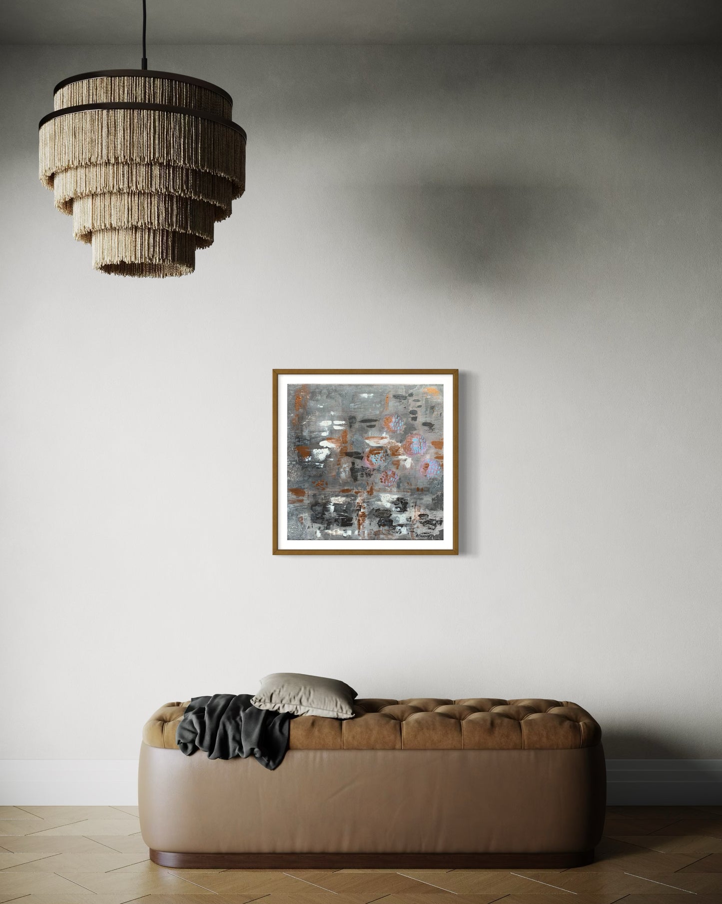 “Mindful Awakenings”, Original Painting (Framed)