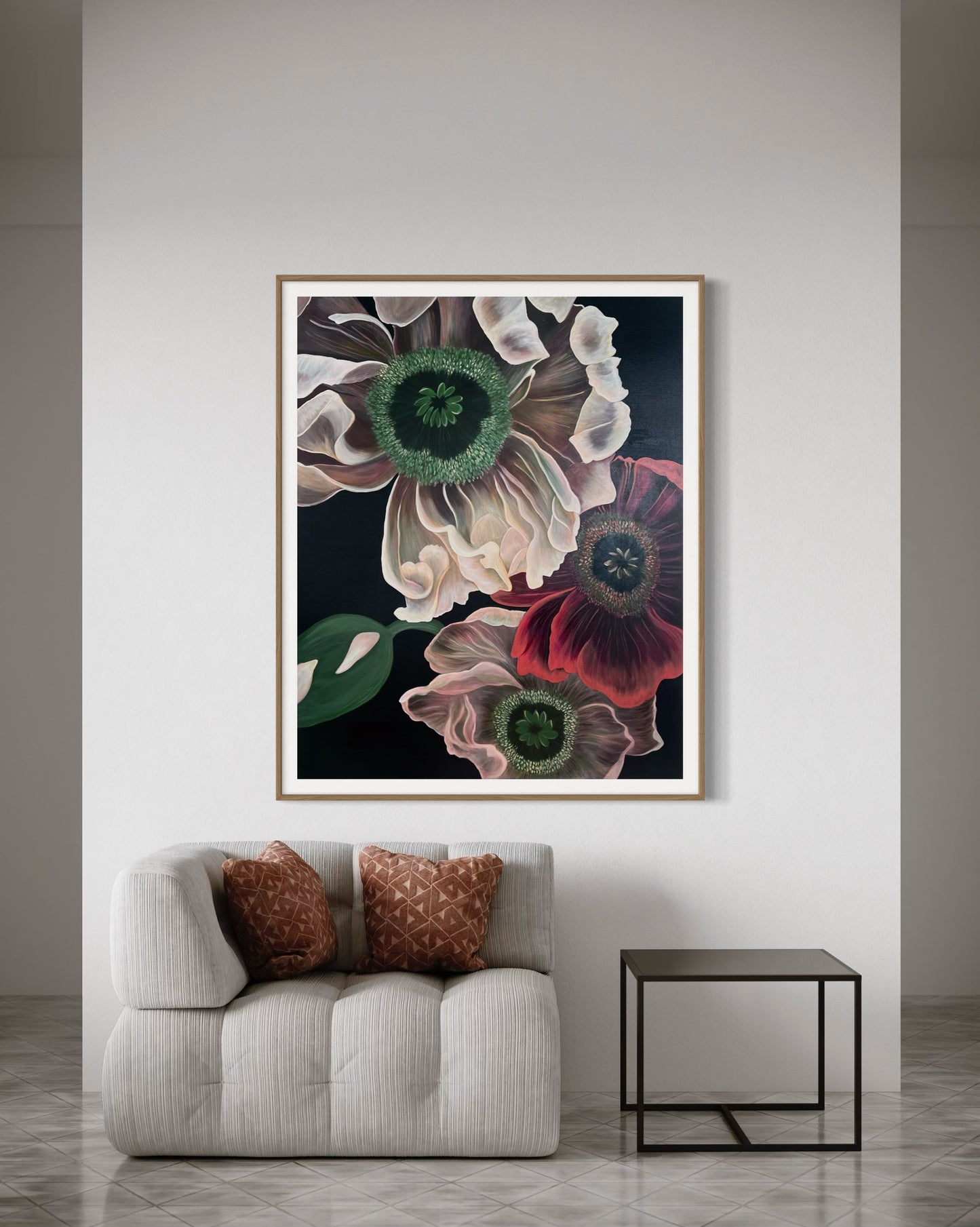 "Moonlit Blossoms" Fine Art Paper Print