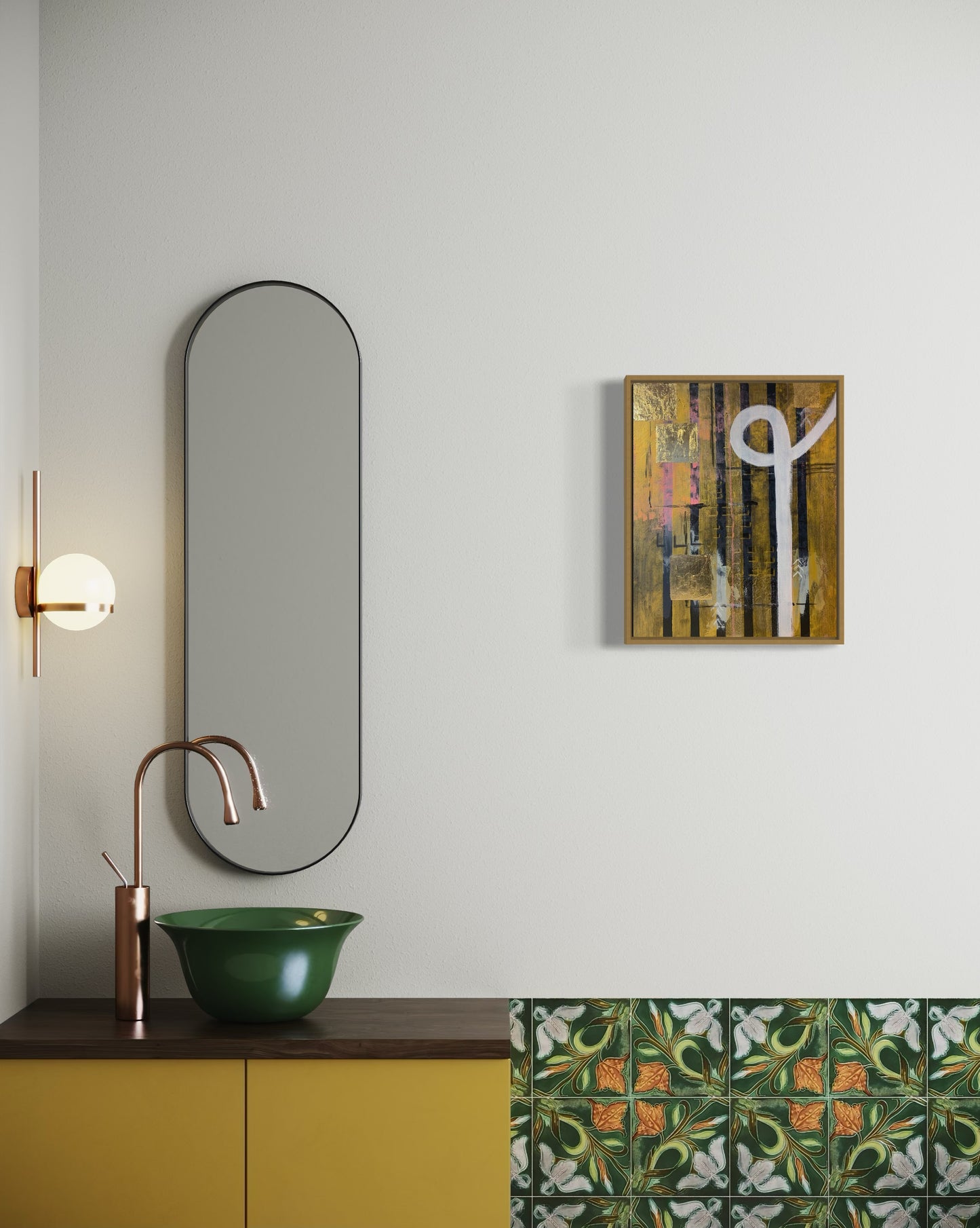 "Musical Sensation”, Original Painting (Framed)
