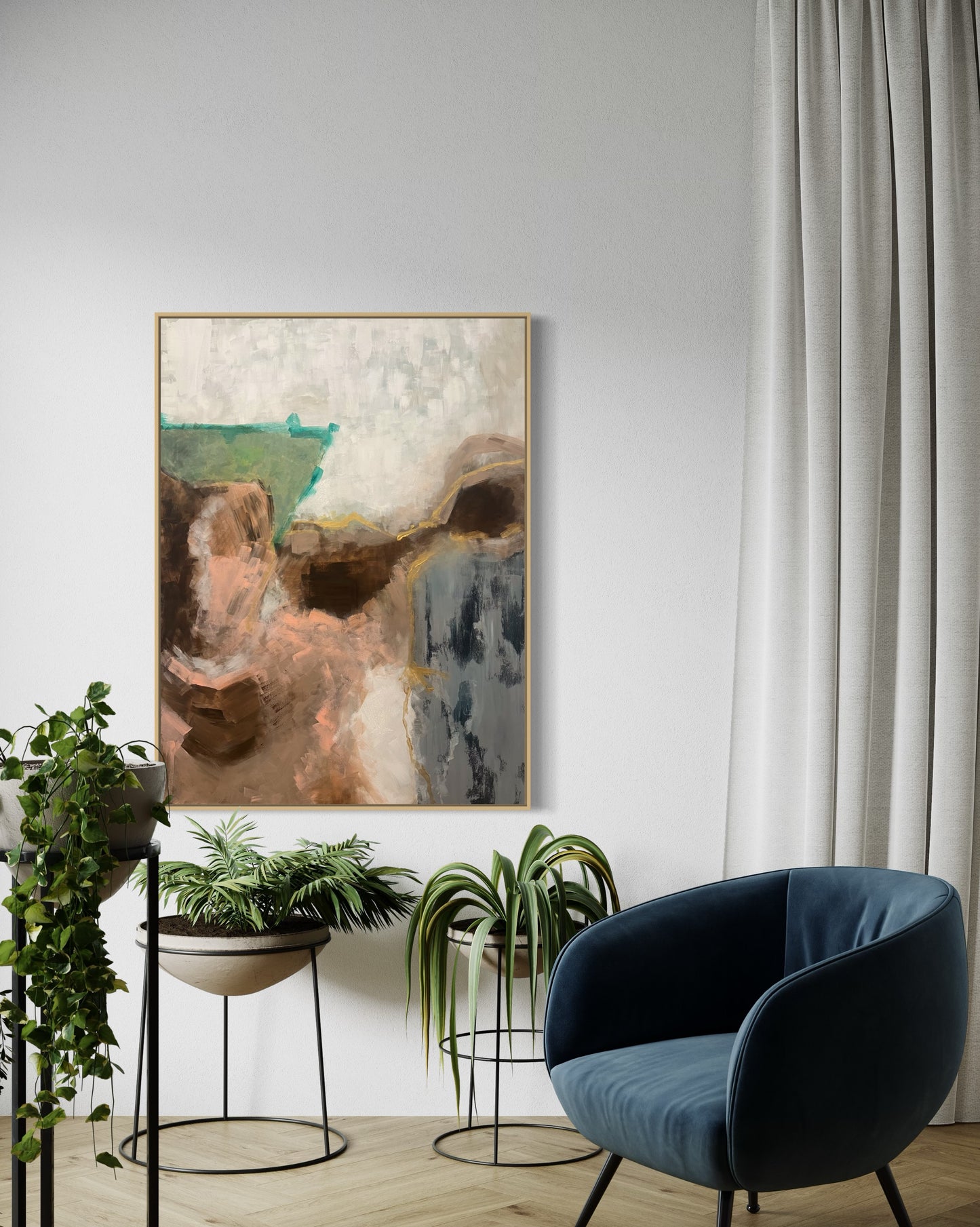 "Rhythms of Nature", Original Painting (Framed)