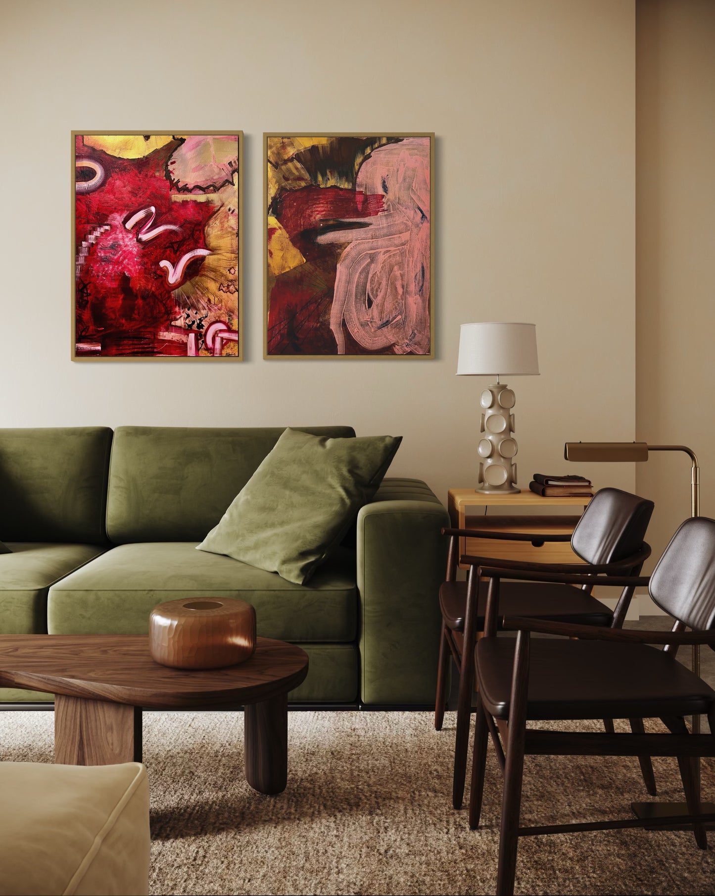 "The Ceremony of First Light", Original Painting (Framed)