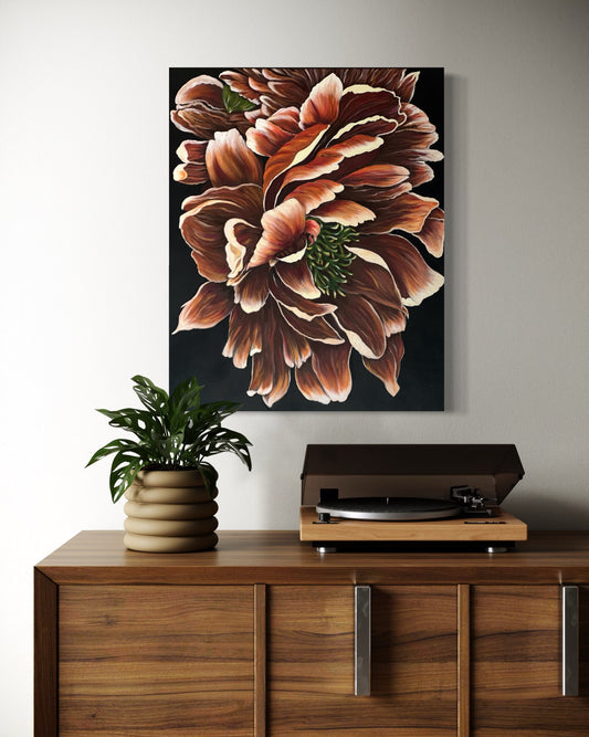 "Velvet Bloom", Original Painting