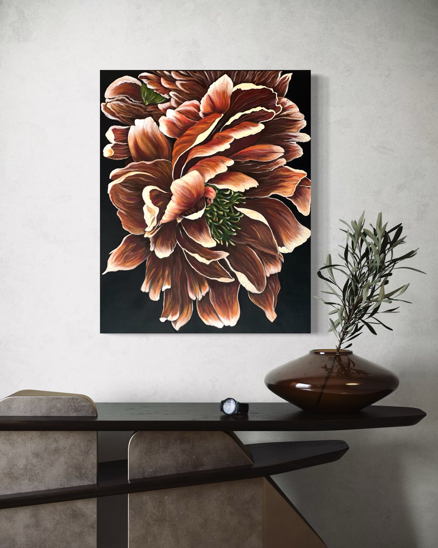 "Velvet Bloom", Original Painting