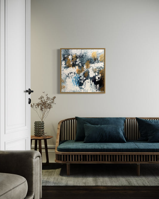 "Winter Explosion", Original Painting (Framed)