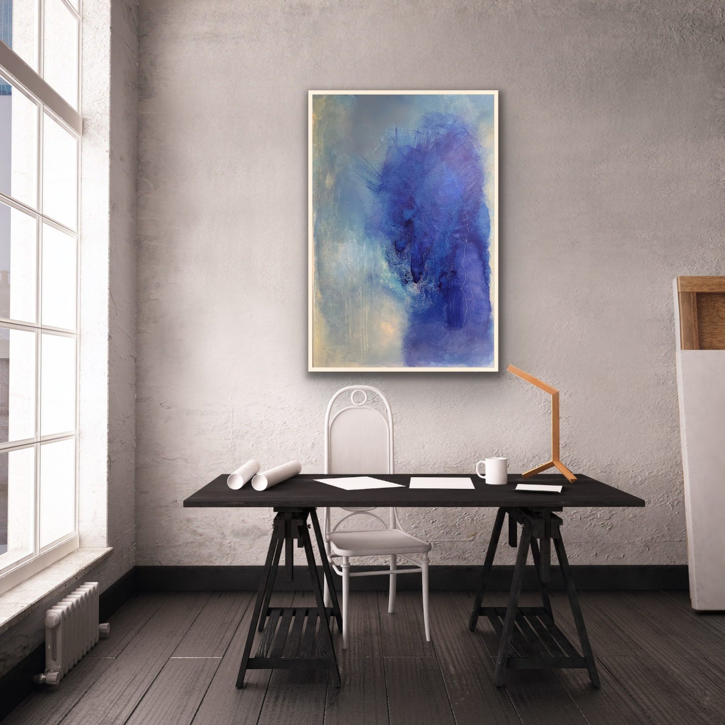 "Blue Radiance", Original Painting