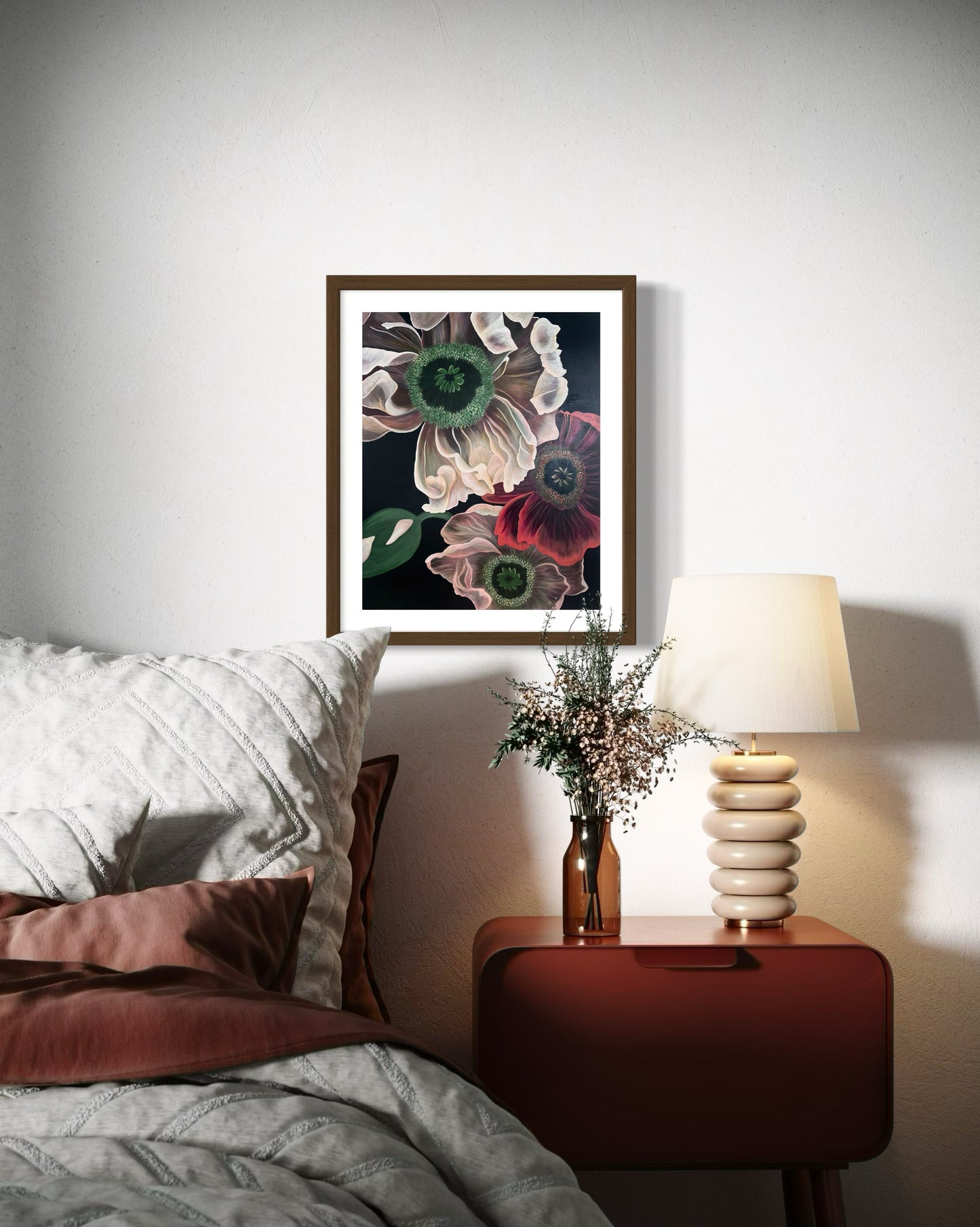 "Moonlit Blossoms" Fine Art Paper Print