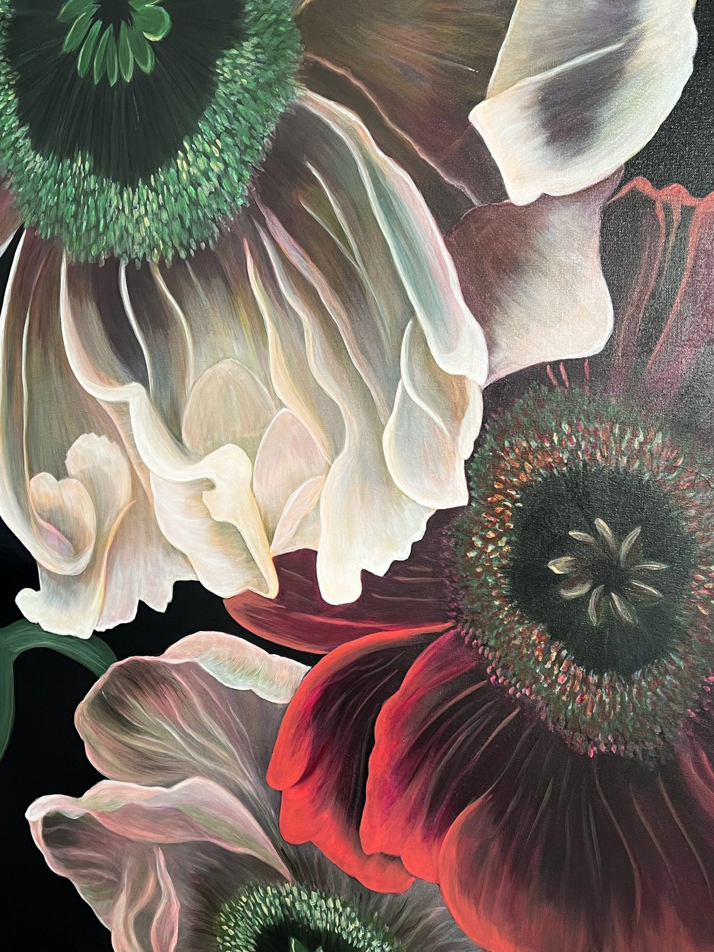 "Moonlit Blossoms", Original Painting