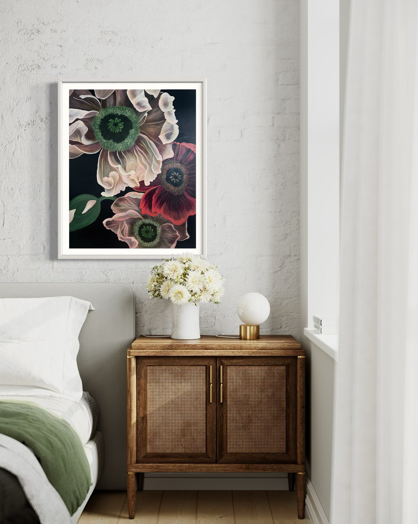 "Moonlit Blossoms" Fine Art Paper Print