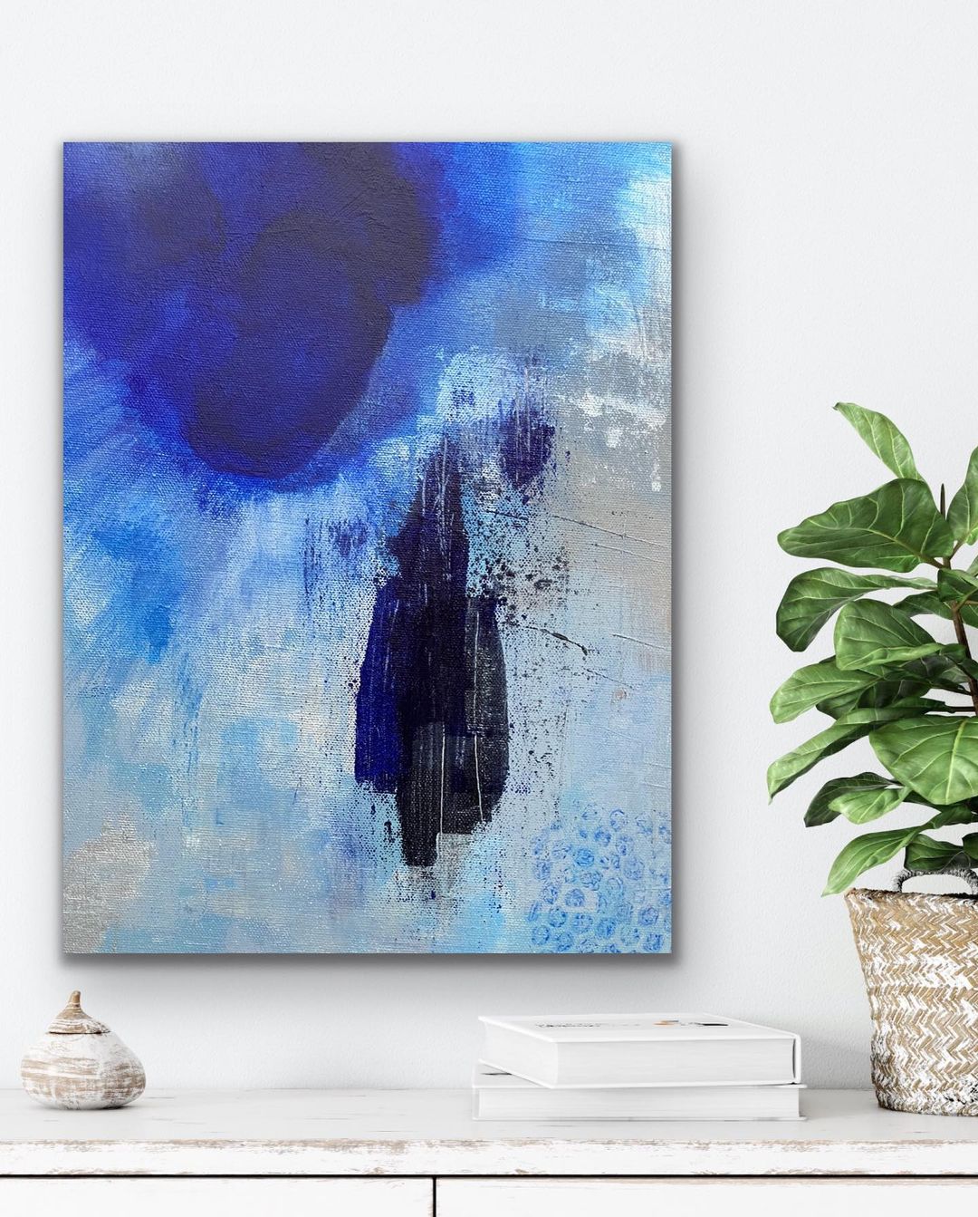 "Nebula Blues", Original Painting