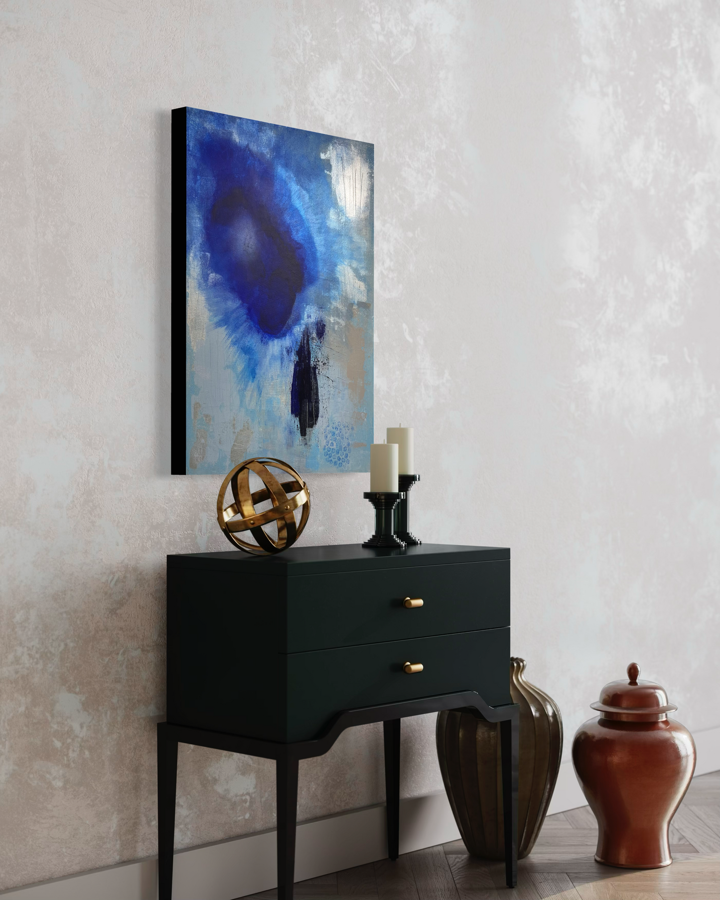 "Nebula Blues", Original Painting