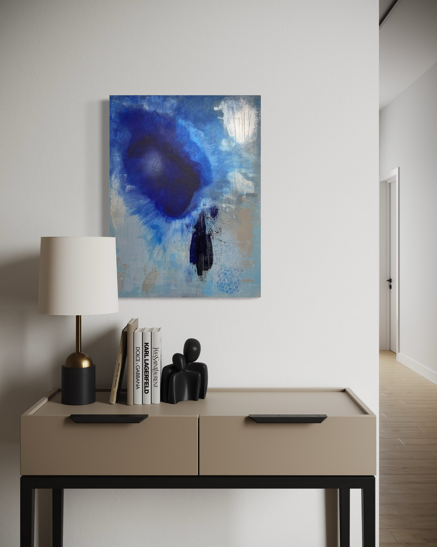 "Nebula Blues", Original Painting