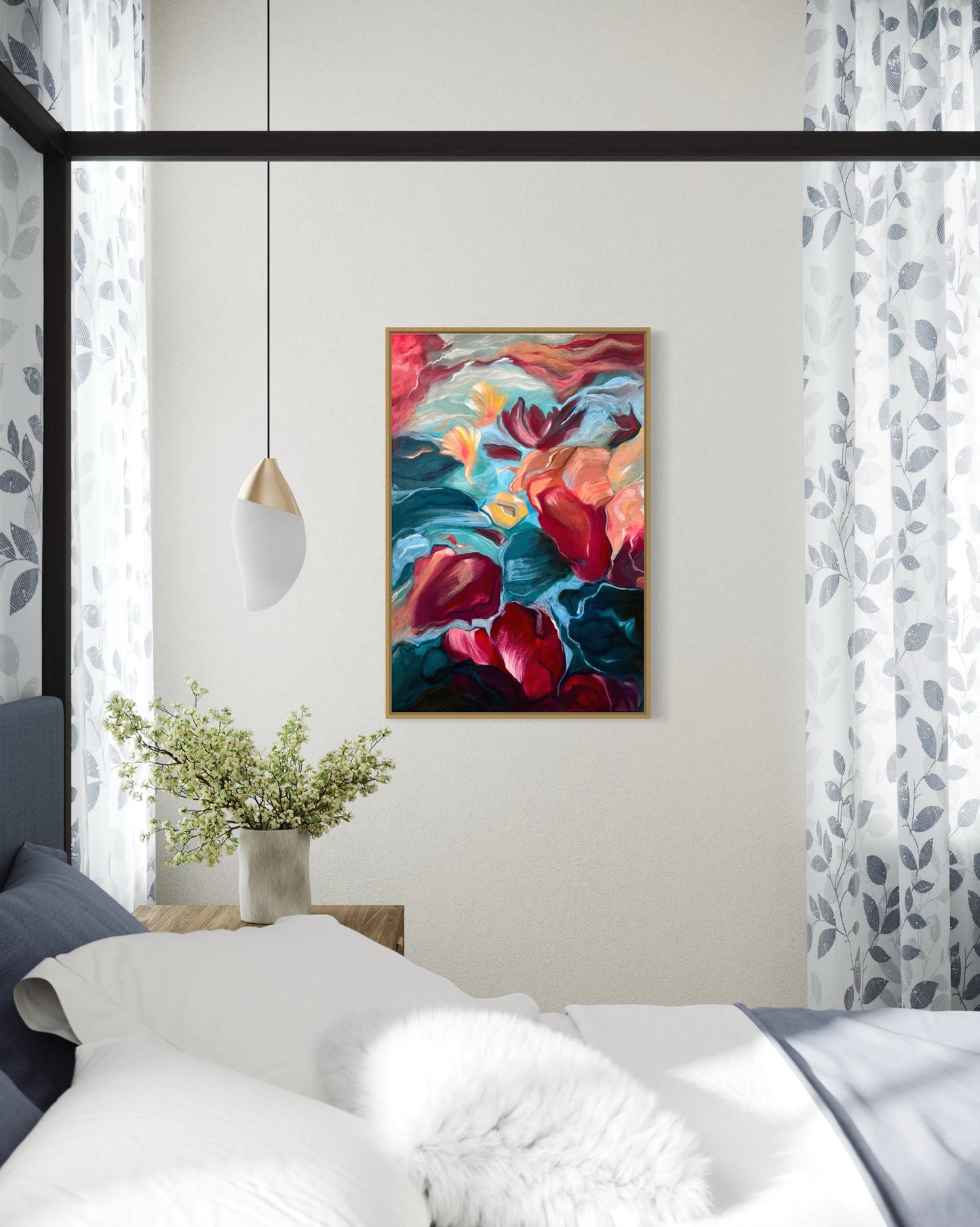 "Neptune's Lullaby", Original Oil Painting (Framed)