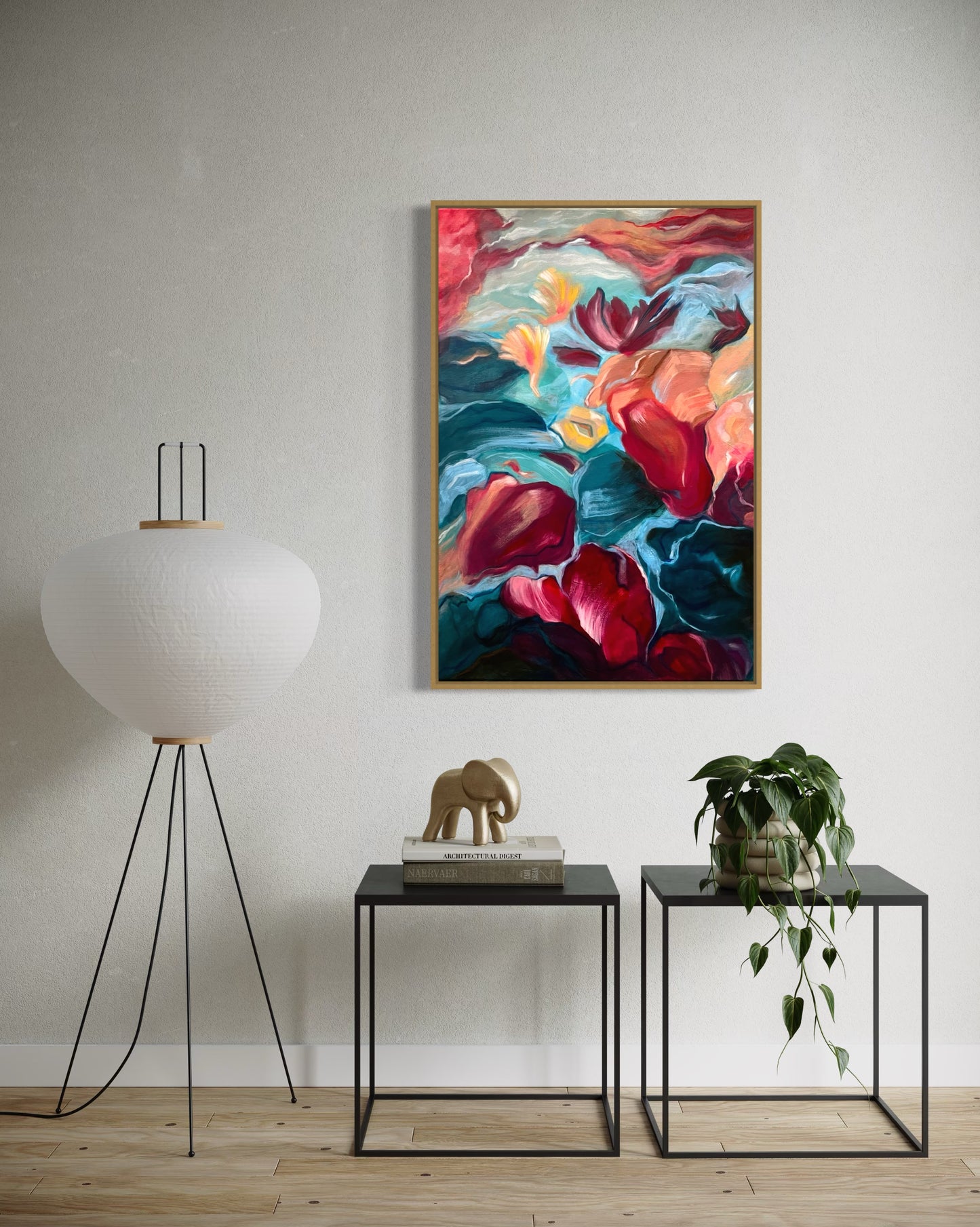 "Neptune's Lullaby", Original Oil Painting (Framed)