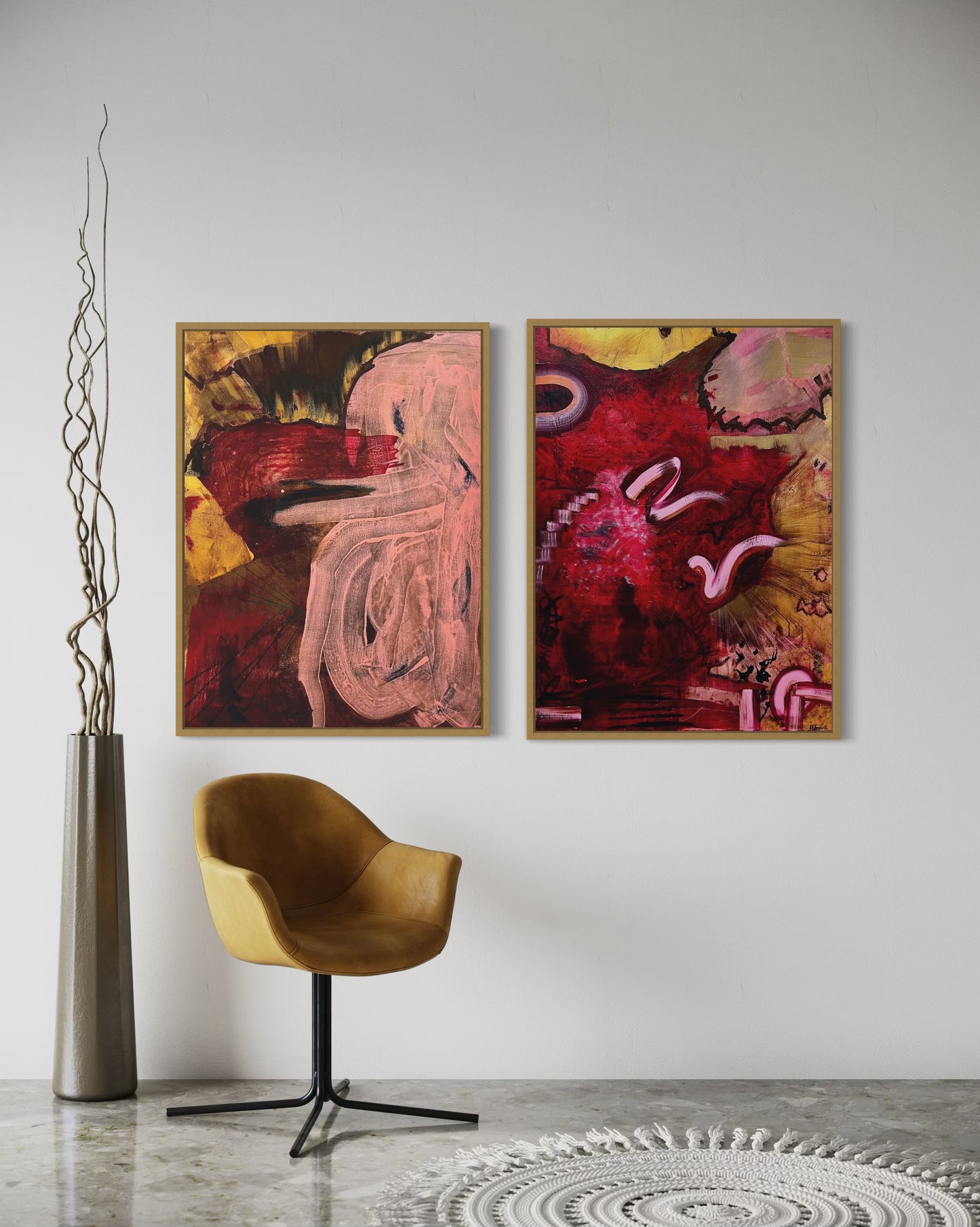 "The Ceremony of First Light", Original Painting (Framed)