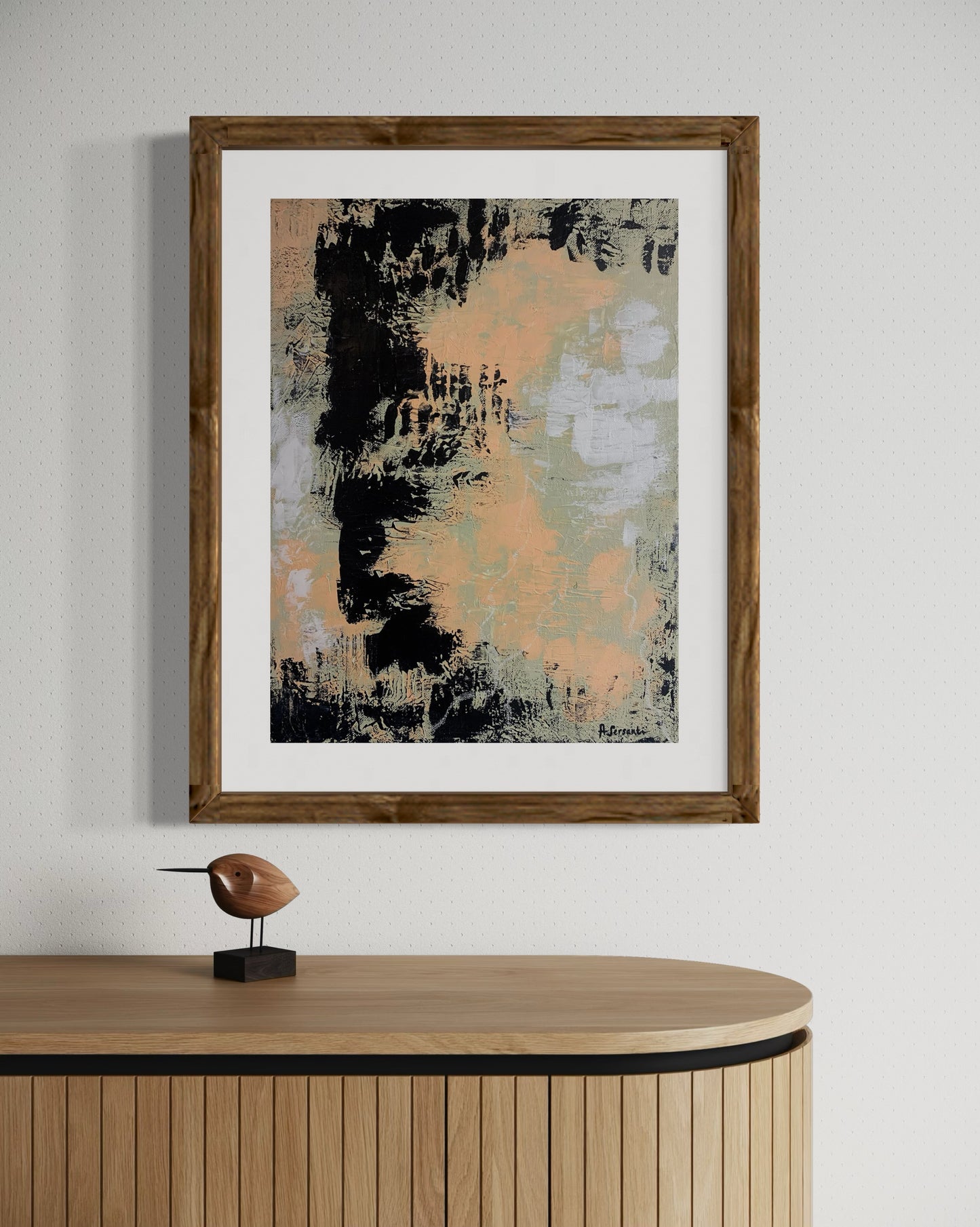 "Thunderstorm in the desert" Fine Art Paper Print