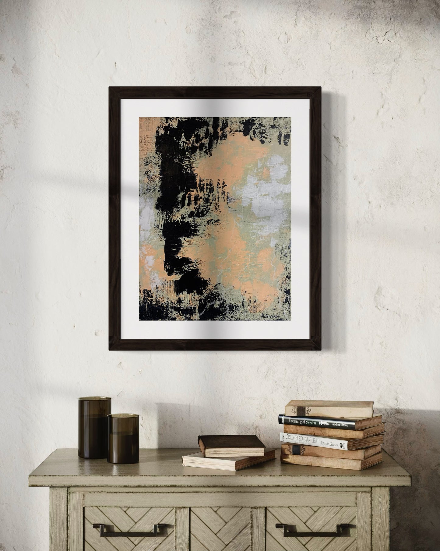 "Thunderstorm in the desert" Fine Art Paper Print