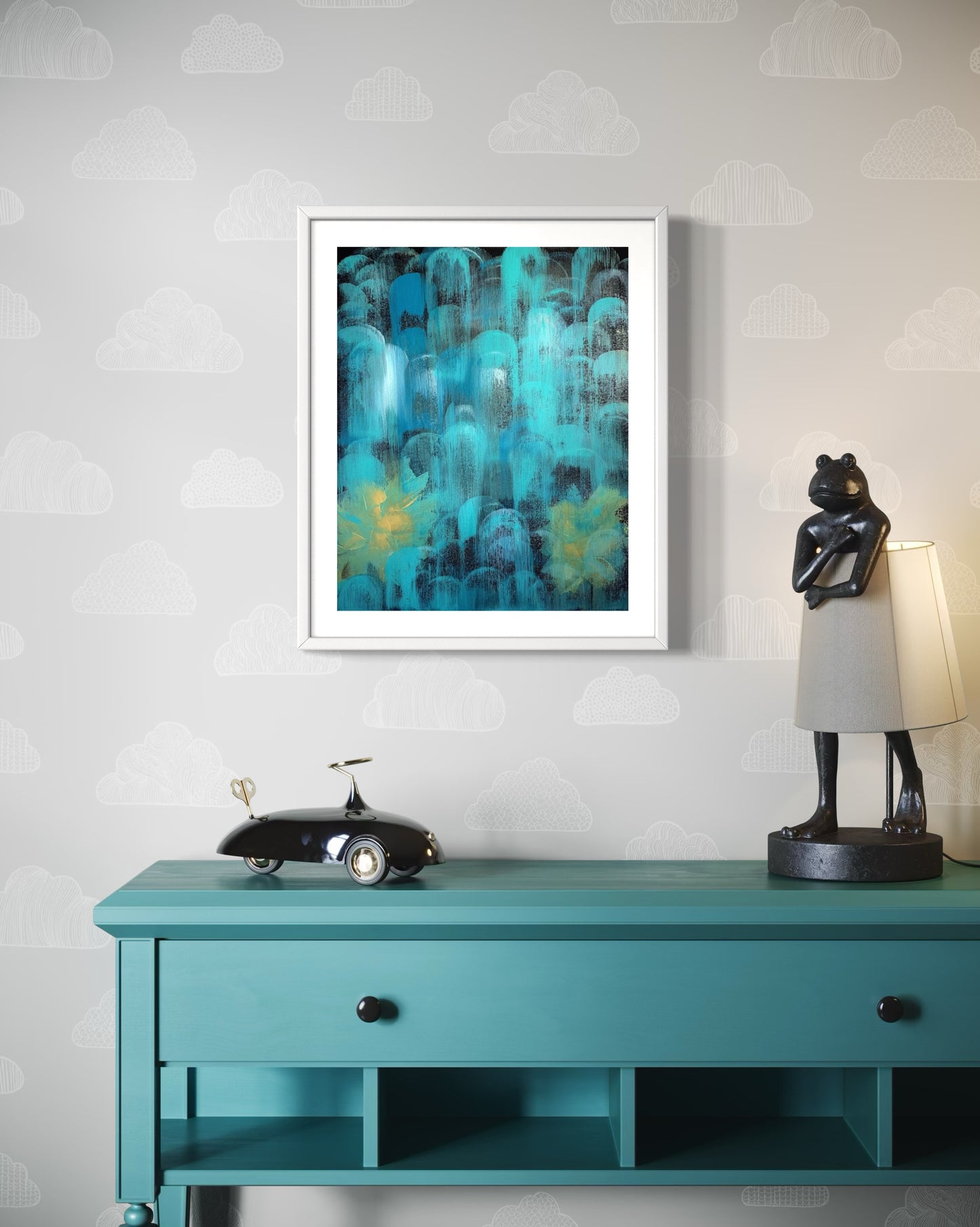 "Tropical” Fine Art Paper Print