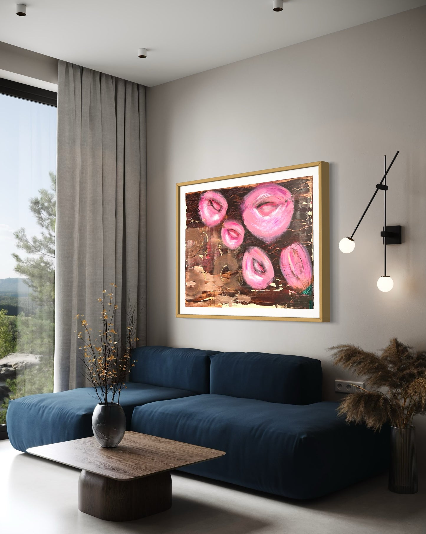 "Whispers in the Sand", Original Painting (Framed)