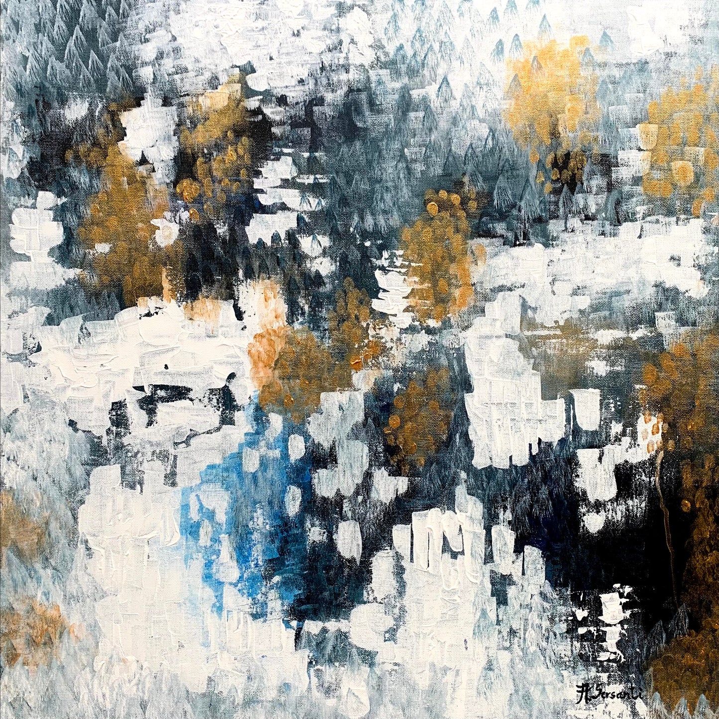 "Winter Explosion", Original Painting